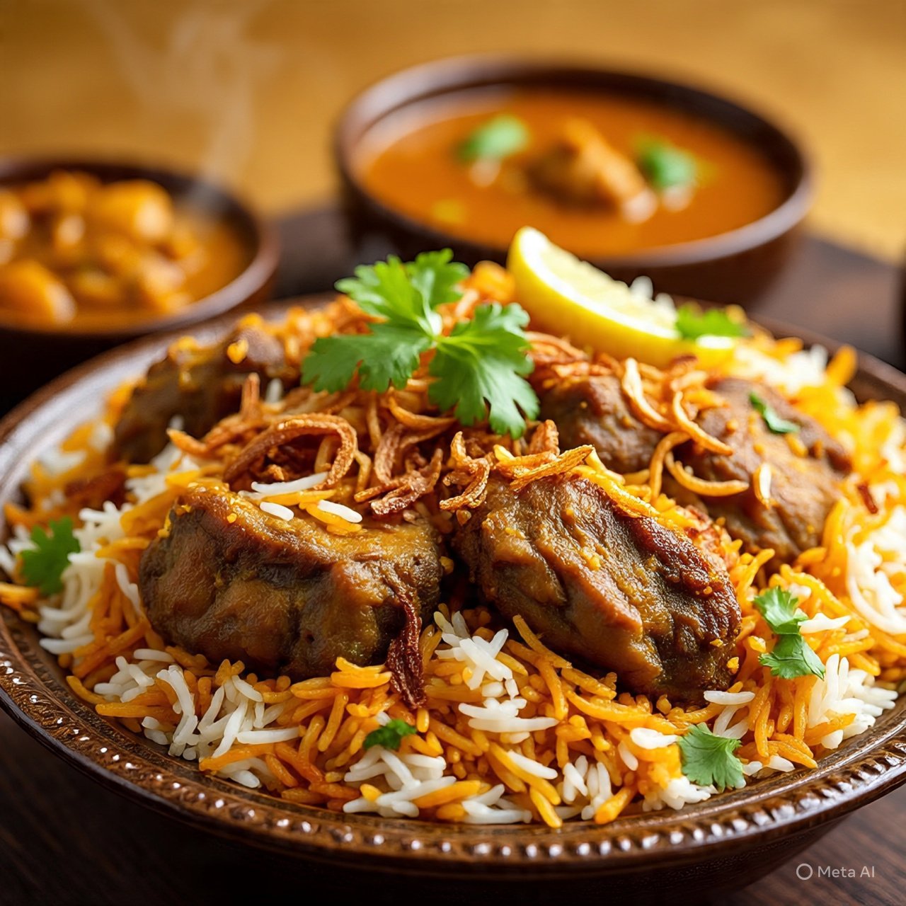 Mughlai Shahi Mutton Biryani