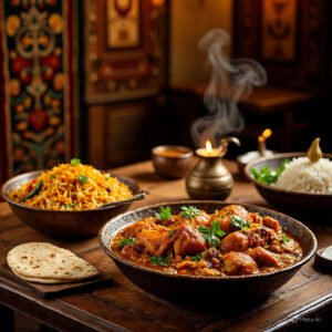 Lucknowi Chicken Biryani