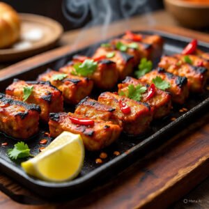 🔥 Crackling Chili Garlic Chicken Tikka