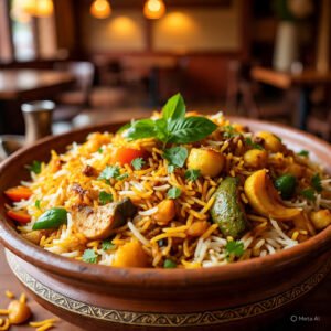 Paneer Tikka Biryani