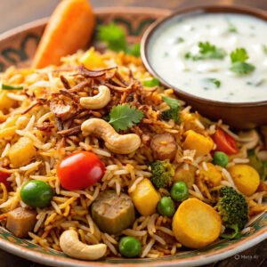 Veg Hyderabadi Dum Biryani