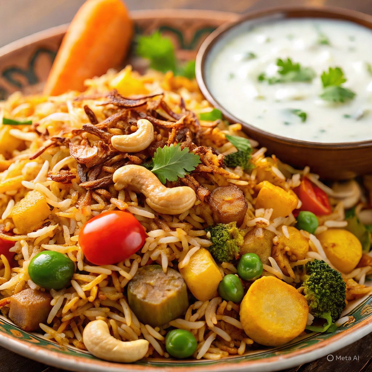 Veg Hyderabadi Dum Biryani