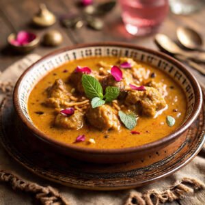 Lucknowi Rose Petal Korma