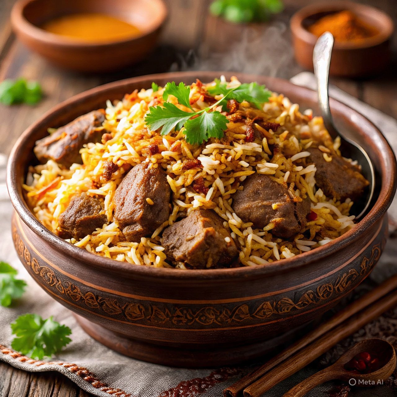 π Mutton Zamzam Pulao