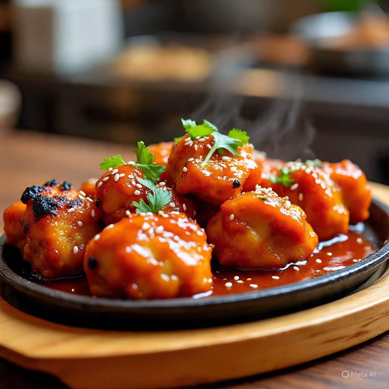 🌶️ Schezwan Sizzle Chicken Tikka