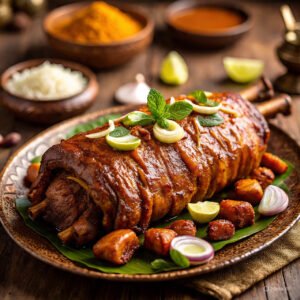 Mutton Peri Peri Raan Tandoori