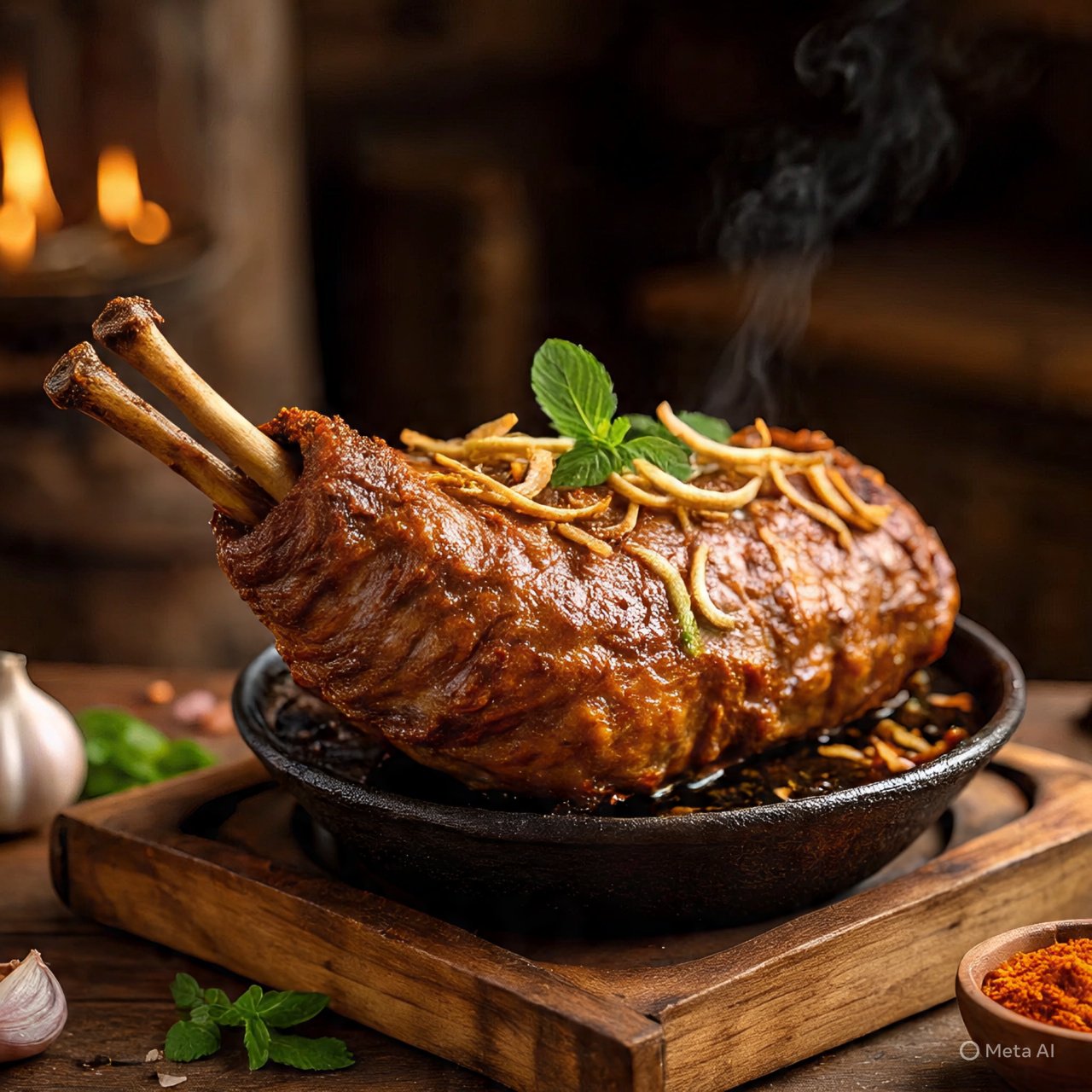 Mutton Lucknowi Raan Tandoori